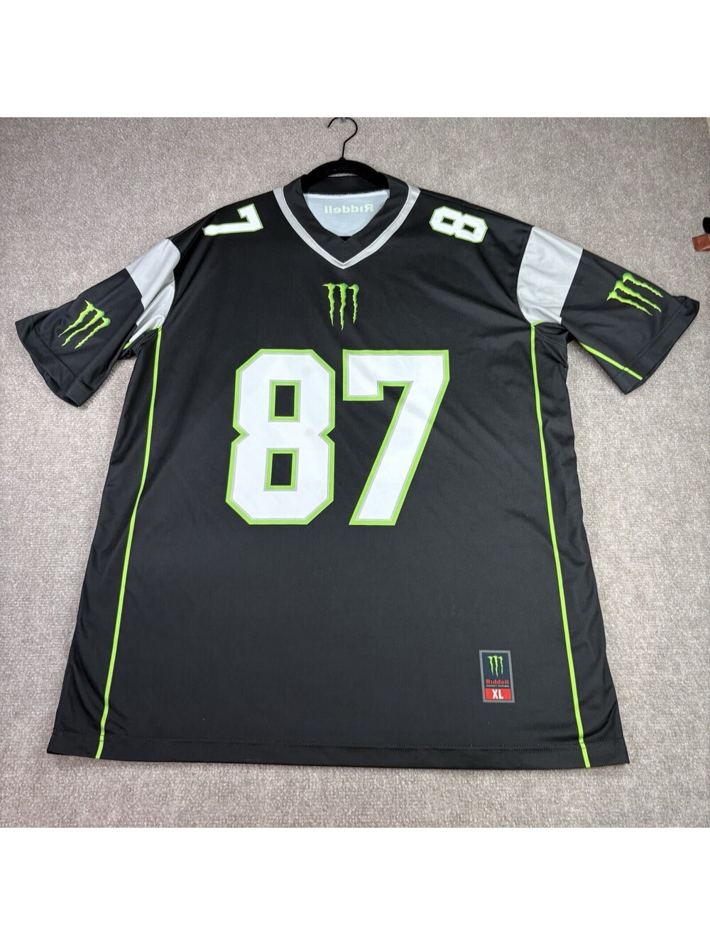 Rob Gronkowski Monster Energy Riddell Jersey Size 2XL XXL Black Football #87